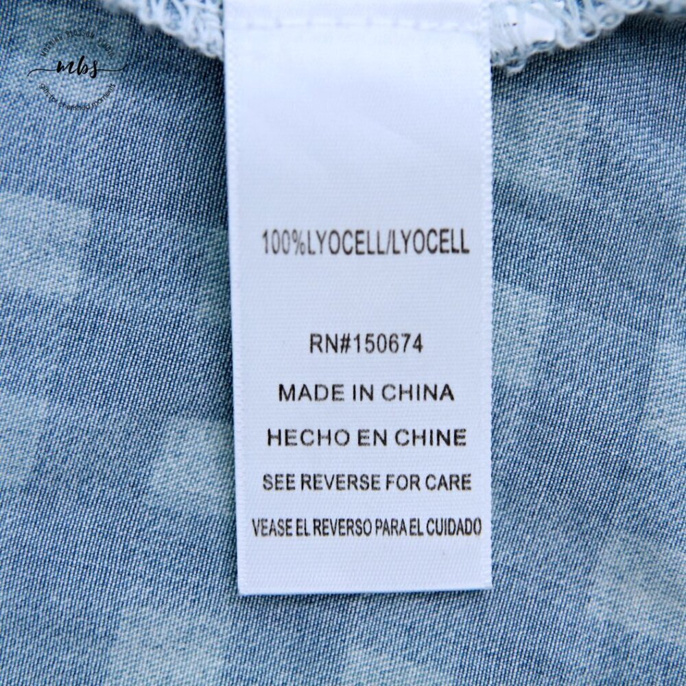 NWOT Korye Checkered Plaid Long Sleeve Roll Tab Button Down Shirt Blue Women XL - Picture 12 of 13